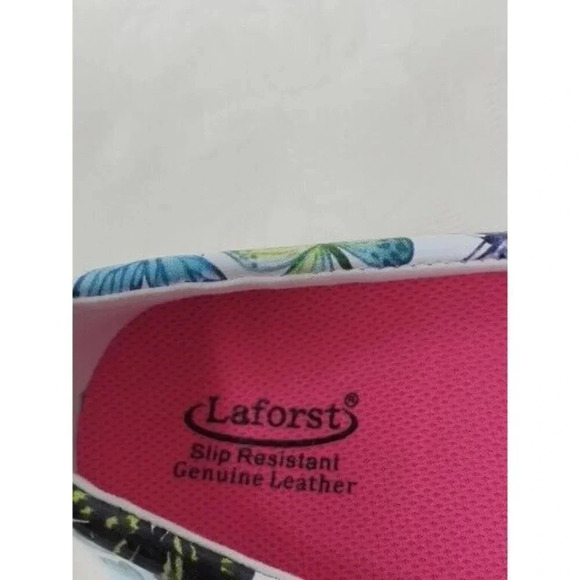 Laforst Rachel 7003 Women's Leather Nonslip Server Waitress Slip On Clog size 11 - Picture 5 of 9